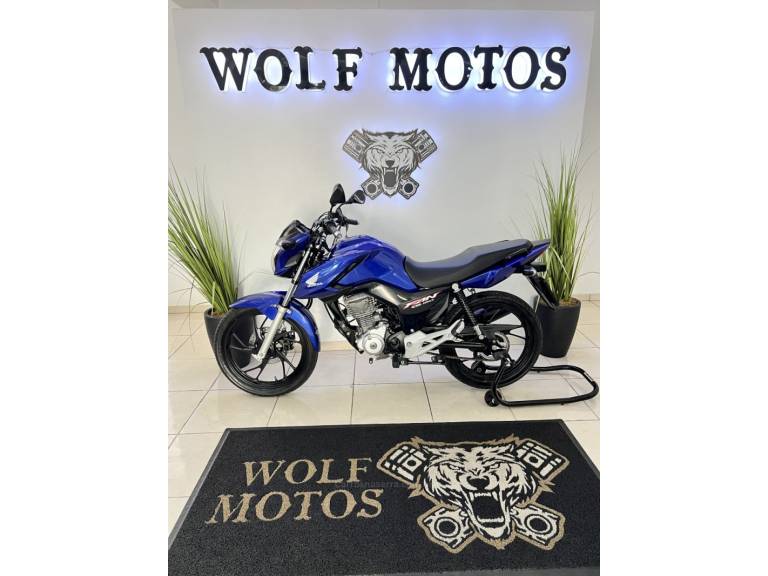 HONDA - CG 160 - 2021/2022 - Azul - R$ 17.900,00